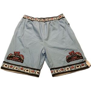 Memphis Grizzlies Inspired Shorts, Lacrosse Shorts, Basketball Shorts, Men's 2XL